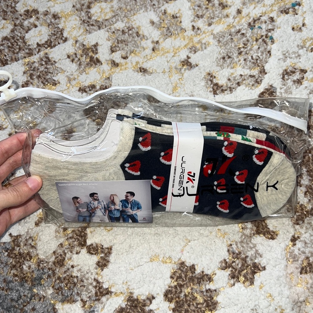 Jurgen K Christmas socks gifts for men and women. Extremely comfortable.